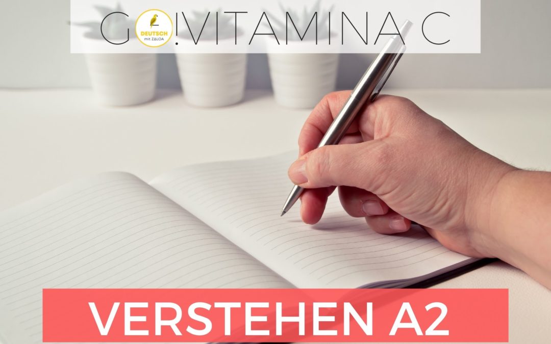 Curso de comprensión GO!Vitamina C – Level A2